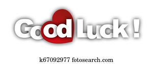 good luck label good luck label