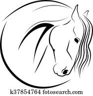 Horse head - vector Horse head - vector
