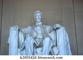 Lincoln memorial Close up