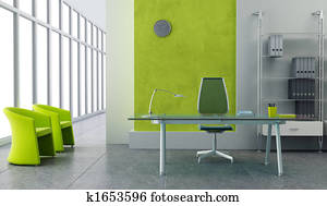 modernes, büro- innere