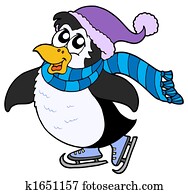 Skating penguin Skating penguin