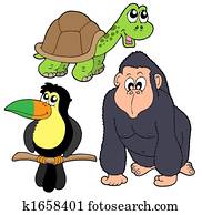Zoo animals collection 4 Zoo animals collection 4