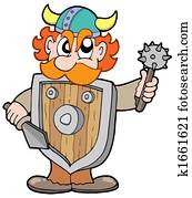 Angry viking warrior Angry viking warrior