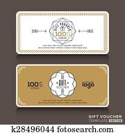 Gift certificate voucher coupon template Gift certificate voucher coupon template