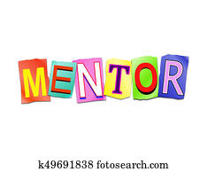 Mentor word concept. Mentor word concept.