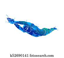 Swimming Logo sport Swimming Logo sport
