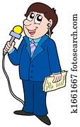 TV reporter TV reporter