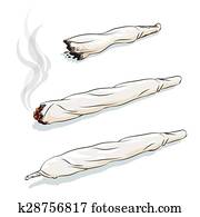 Vector joint or spliff Vector joint or spliff