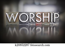 Worship Letterpress Worship Letterpress