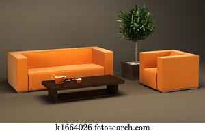 עצב, של, ה, חדר של סעודה