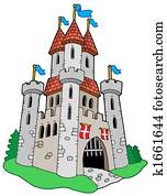 של ימי הביניים, טירה