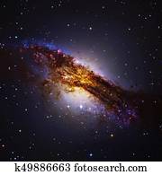 Centaurus A is a galaxy in the constellation of Centaurus.