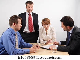 fire, businesspeople, brainstorming