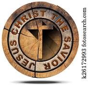 Jesus Christ the Savior - Wooden Symbol