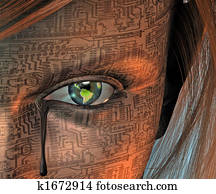 lágrima, para, hogar