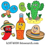 Mexican cartoon collection Mexican cartoon collection
