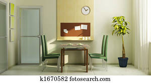 modern dining-room interior modern dining-room interior