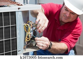 reparar, ac, compressor