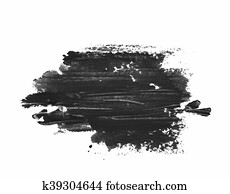 Splash of paint strokes isolated Splash of paint strokes isolated