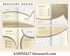 vector brochure layout design template vector brochure layout design template