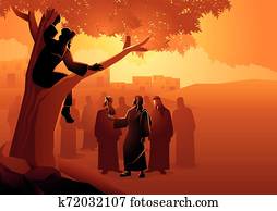 Zacchaeus climbed up into a sycamore tree Zacchaeus climbed up into a sycamore tree