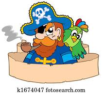 גנוב, עם, קלף