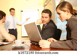 עסק, ראיה, -, התחבר, להתכונן, a, הצעה, 1