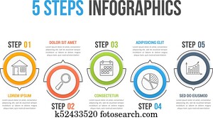 5 Steps Infographics 5 Steps Infographics