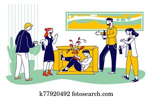 introvertierte, vs, extravert, concept., introvertiert, m?nnlich, zeichen, sitzen, innerhalb, kasten, lesend buch, w?hrend, dass, rest, leute, glücklich, m?nner frauen, kommunizieren, und, getr?nk, alkohol, karikatur, flache, vektor, abbildung introvertierte, vs, extravert, concept., introvertiert, m?nnlich, zeichen, sitzen, innerhalb, kasten, lesend buch, w?hrend, dass, rest, leute, glücklich, m?nner frauen, kommunizieren, und, getr?nk, alkohol, karikatur, flache, vektor, abbildung