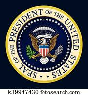 US Presidential Seal Color