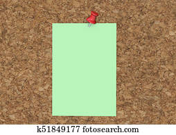 Postit note on board