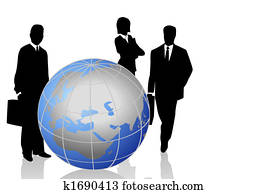 silhouettes, s, jeden, world zemegula