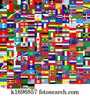 טקסטורה, דגלים