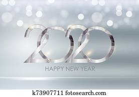 2020 Happy New Year Background. Illustration 2020 Happy New Year Background. Illustration