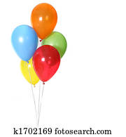 5 Birthday Celebration Balloons 5 Birthday Celebration Balloons