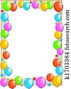balloon border balloon border