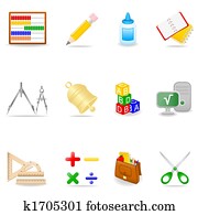 Education icon set