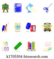 Education icon set