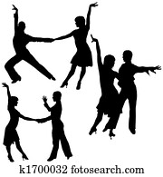 Latino Dance Silhouettes Latino Dance Silhouettes