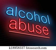 Alcohol abuse concept. Alcohol abuse concept.