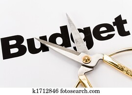 budget, skære