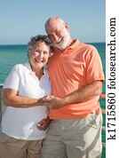 Happy Senior Couple on Holiday