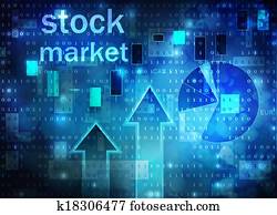 stock market chart