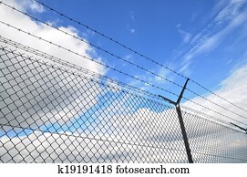 wired fence wired fence