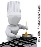 טבח, בישול, ב, מבער