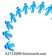 עיגול של אנשים