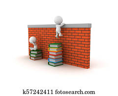 3D Concept of education gives people a better perspective 3D Concept of education gives people a better perspective