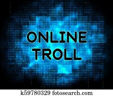 en línea, gnomo, grosero, sarcástico, amenaza, 2d, ilustración