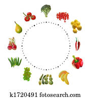 fruit and vegetables clock fruit and vegetables clock