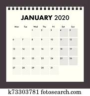 january 2020 calendar with wire band january 2020 calendar with wire band